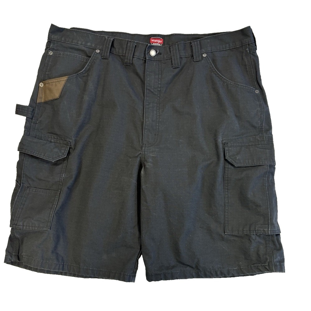 Wrangler  Cargo Shorts Mens 44 Rugged‎ Classic Workwear Ripstop Ranger Utility